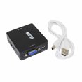 thumbnail image 1 of Adaptador de señal de video HD a RCA Computadora para mostrar convertidor de audio y video 1080P alimentado por USB, blanco Jumpingount EL4880-02B, 1 of 2