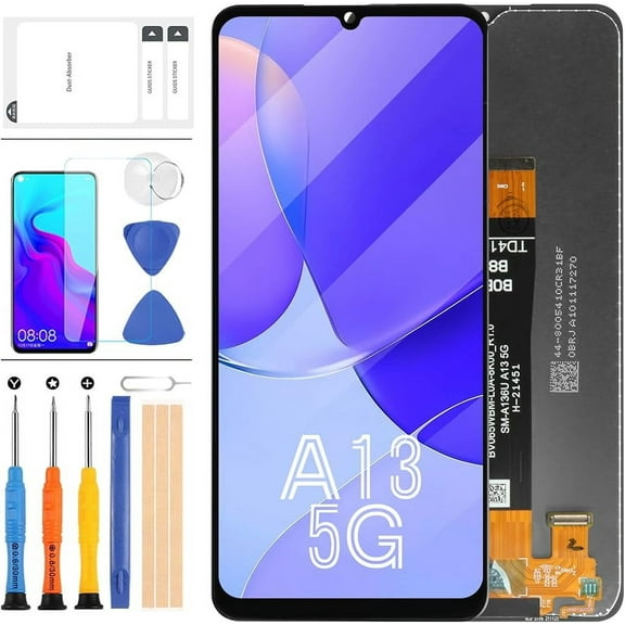 for Samsung Galaxy A13 5G Screen Replacement Kit for Samsung A13 2022 A136U LCD Screen SM-A136U S136DL A136A A136W LCD Display Touch Digitizer Assembly 6.5inch (Not Fit A136B & A13 4G)