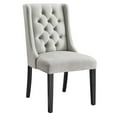 thumbnail image 2 of Modway Baron 19.5" Modern Velvet Dining Chairs in Teal Green/Black (Set of 2), 2 of 9