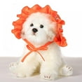 thumbnail image 2 of Pet Summer Sun Cap  Puppy Canvas Hat Sunscreen Beach Visor for Small Dogs, 2 of 4