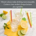 thumbnail image 3 of Mainstays 50-Piece Colourful Summer Plastic Straws, Red, Yellow, and Green, 3 of 6