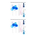 thumbnail image 4 of pitrice Balloon Cake Topper Home Wedding Birthday Party Cake Balloon 7# 2Set, 4 of 6