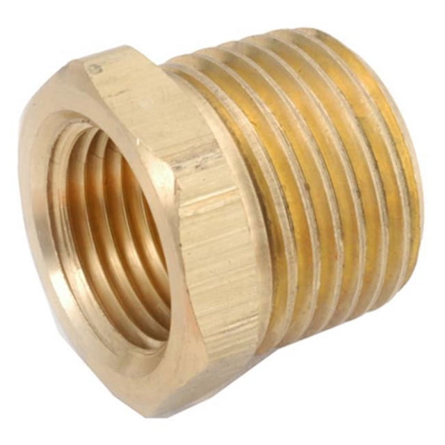 Brass Threaded Hex Bushing, Lead Free, 3/4 Male x 1/8 In. Female Pipe - 756110-1202