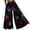 Black, variant on July 4th Pants for Women - Fashion Casual High Waist Loose Lightweight Wide Leg Flowy USA Flag Print - Patriotic Versatile Women's Pants,Royal Blue S