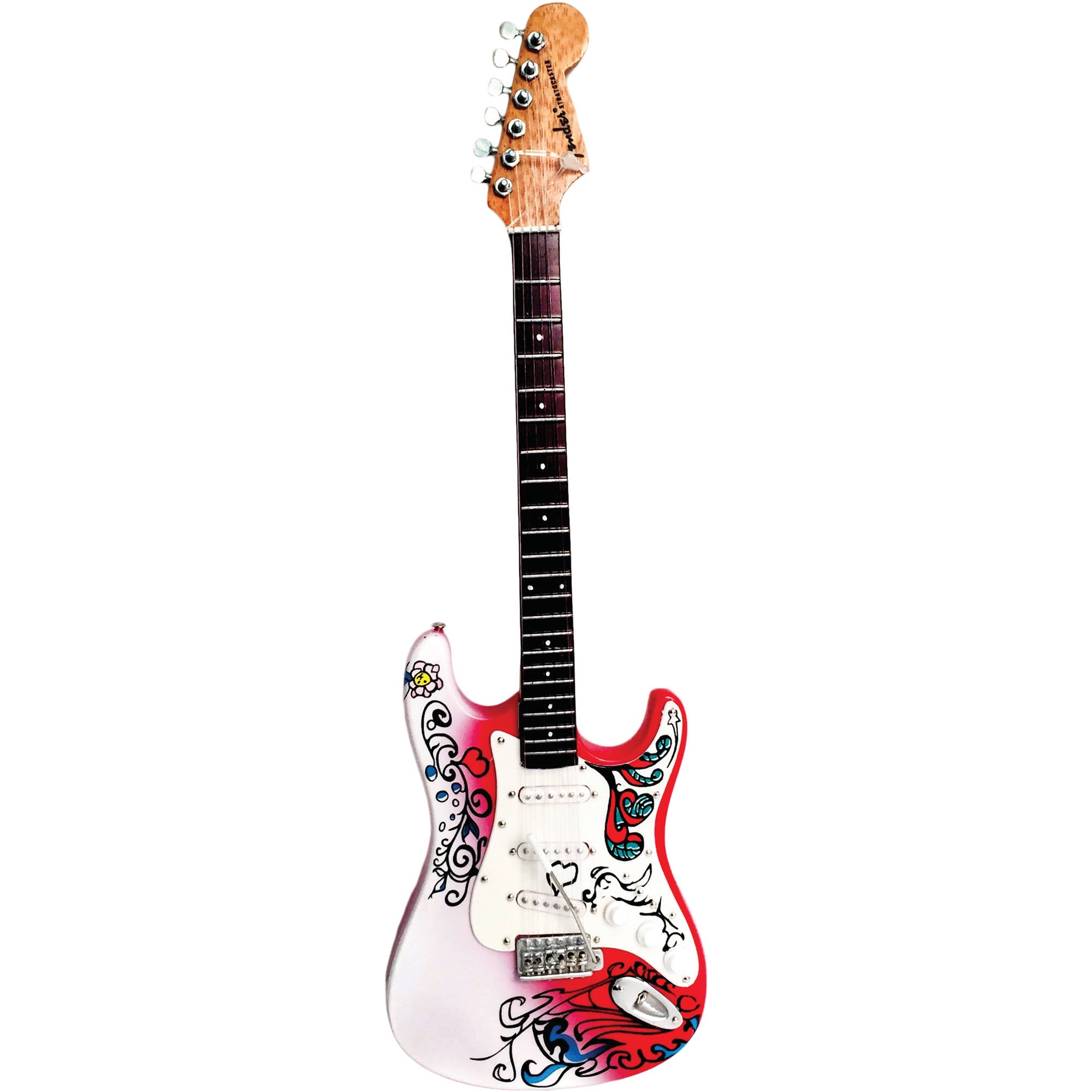 Guitare miniature Fender Stratocaster Sunburst Jimi Hendrix 