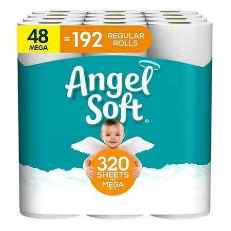 angel soft toilet paper mega rolls 48 rolls