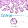 thumbnail image 2 of Uxcell 800pcs Rocas de Hielo Falsas Acrílicas Púrpura Claro Piedras de Cristal para Rellenos de Jarrones Decoración de Mesas, 2 of 6