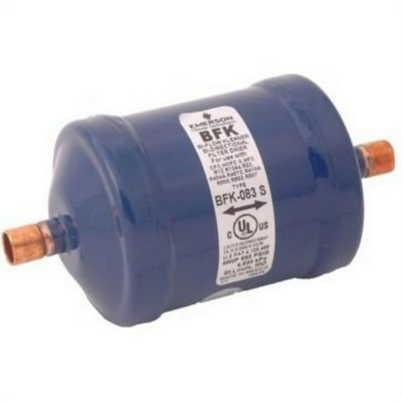 Lennox 49W23 Emerson 100215-07 Liquid Line Bi-Flow Filter Drier 8 Cu In 3/8 Odf Solder 5.1 Tons