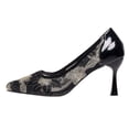thumbnail image 3 of Win s Way Women's Embroidered Pointed Toe Stiletto Heels Floral Dressy Pumps Party Shoes, 3 of 9