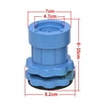 thumbnail image 3 of Langgg Anti Vibration Pads Lifting Foot Base for Home Kitchen Washroom Accessory Blue A, 3 of 6