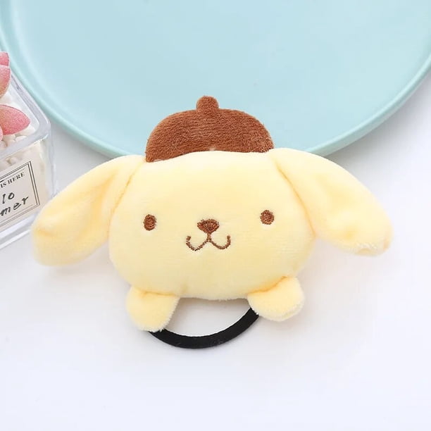 Sanrio-cintas de goma Kawaii Cinnamoroll para el pelo, gomas elásticas para el pelo, Círculo de pelo de felpa, a la moda