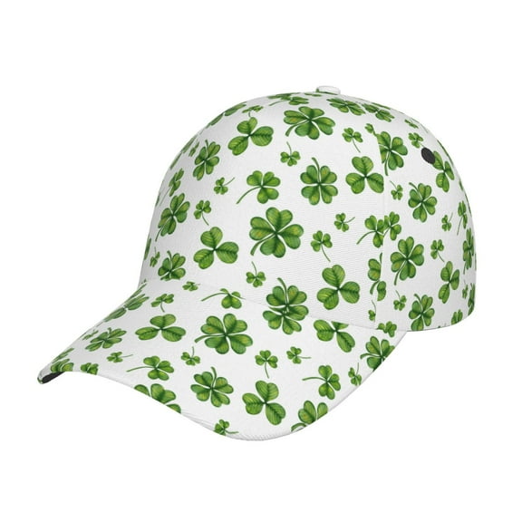 Balery St. Patrick's day Pattern Baseball Cap Adjustable Size for Running Workouts and Outdoor Activities All Seasons Dad Hat
