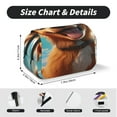thumbnail image 5 of Kdxio Blue Sky Cute Dog for Double Compartment Pen Case Oxford Organizer with Zipper Pockets for Students Artists, 5 of 7