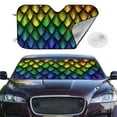 thumbnail image 2 of Daiia Dragon Scales Windshield Sun Shade for Car SUV Truck (Medium ), Car Sun Shade Windshield, Car Shades for Front Windows, Sunshade for Car Windshield, 2 of 7