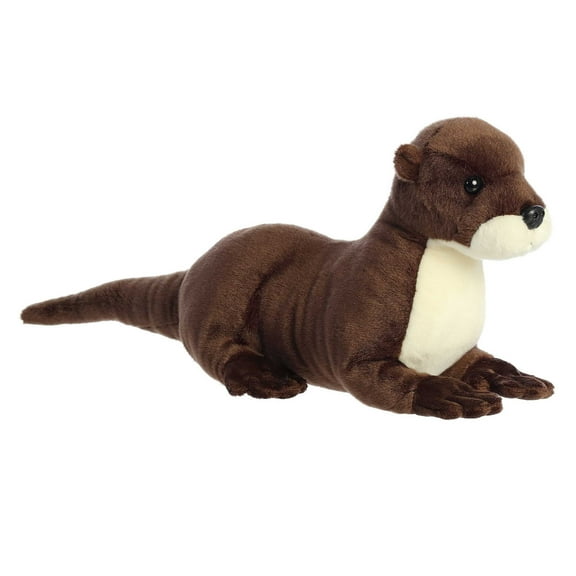 Aurora - Large Brown Grand Flopsie - 21" Sliddy River Otter - Adorable Stuffed Animal