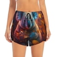 thumbnail image 2 of Salouo Forest Koala Print Women's 2 in 1 Running Shorts Double-Layer Shorts Athletic Workout Gym Yoga Shorts Running Shorts for Women-XX-Large, 2 of 7