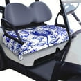 thumbnail image 2 of 51" x 31" Paisley Patterned Golf Cart Seat Cover, Comfortable Microfiber Towel Blanket for Most Front Bench Seats, 2 of 9