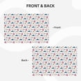thumbnail image 3 of Rocae Sea Turtle Printed Heat Resistant Place Mats,Classic Hemstitch Cloth Fabric Placemats Imitation Linen Place Mat Table Mats 18x12 inch, 3 of 5