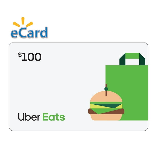 Uber Eats $100 Gift Card (email Delivery) - Walmart.com - Walmart.com