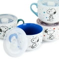thumbnail image 2 of Peanuts Freckled Joy 25oz Stoneware 4 Piece Soup Cup and Lid Set in Assorted Designs, 2 of 8