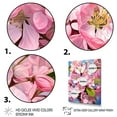 thumbnail image 3 of Designart "Blossom Fusion Apple I" Floral Floater Framed Canvas Wall Art, 3 of 7