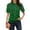 02-Green, variant on Women's Blouses & Shirts Lapel Womens Golf Shirts Soft Lounge Short Sleeve Casual Dark Blue Size L