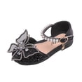thumbnail image 5 of Girl Sandals Rhinestone Butterfly Pearls Summer Casual Dancing Shoes, 5 of 8
