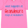 thumbnail image 4 of Inktastic What Happens at Grandma's Boys or Girls Baby Bodysuit, 4 of 5
