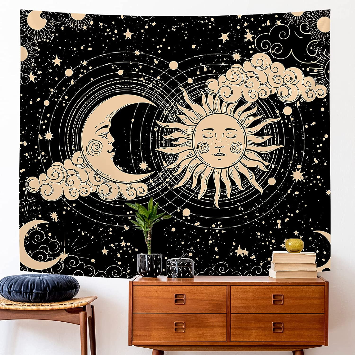 Kscd Sun And Moon Tapestry
