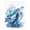 Blue Sea Turtle Pattern, variant on High Precision Digital Kitchen Scale Tempered Glass Food Scale Multifunction Scale Small Kitchen Appliances Cats in Space Suits