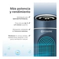 thumbnail image 3 of Ventilador de Torre 128 cm ESQUIMAL con Ionizador, Purificador de Aire con caja de Aromas, Panel Táctil LED, Oscilación 90°, Temporizador 7.5 h, Color Azul., 3 of 7