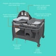 thumbnail image 2 of Baby Trend Simply Smart 2.0 Nursery Center Playard – Bassinet, Changer, Napper & Travel Bag, 2 of 14