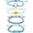 Blue, variant on 4 Pcs Summer Surfer Wave Anklet Bracelets Sunflower Adjustable String Rope Bracelet Waterproof Handmade Sunflower Bracelets Jewelry for Women Girls