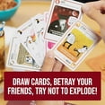 thumbnail image 3 of Exploding Kittens Original Edition - 2-5 Players - Ages 7+ - 15 Minutes to Play - High Stakes Card Game - Party Game, Family Game Night, Kid and Adult Card Game, 3 of 4