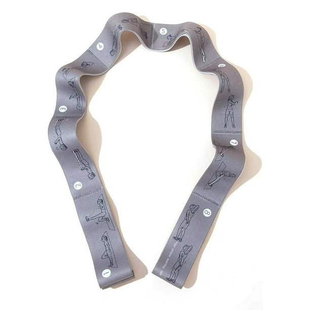 Banda elástica con asas de bucle - Banda de resistencia elástica para estirar manos y pies, ideal para ejercicios de fitness, antes o después del entrenamiento, para piernas, isquiotibiales, brazos y