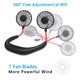 thumbnail image 2 of Txlixc Ventilador portátil de cuello, ventilador de cabeza de refrigeración portátil recargable USB Txlixc  moda, 2 of 9