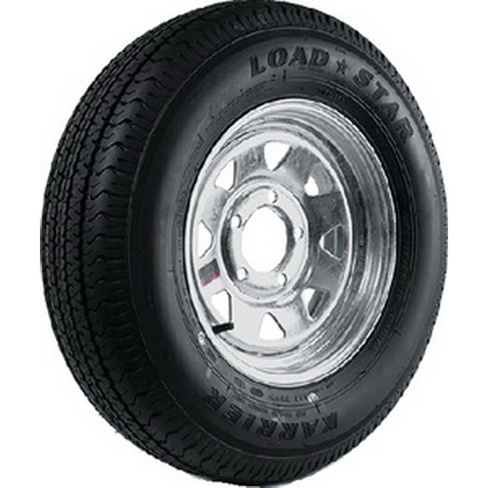 Loadstar 31987 13" ST185/80R13 KR03 Radial Tire & Galvanized Spoke