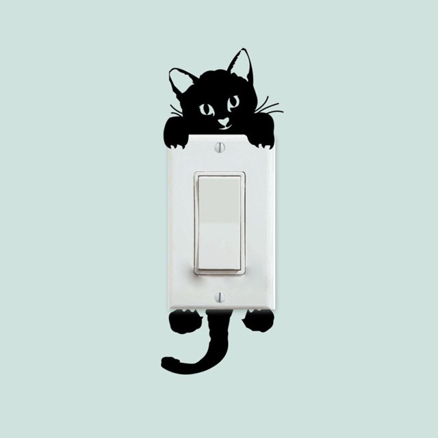 Switch Sticker Self-adhesive Small Protective Posters Self-adhesive Portable Craftsmanship Decorations Living Rooms PVC Poster Household Accessories Home Decor