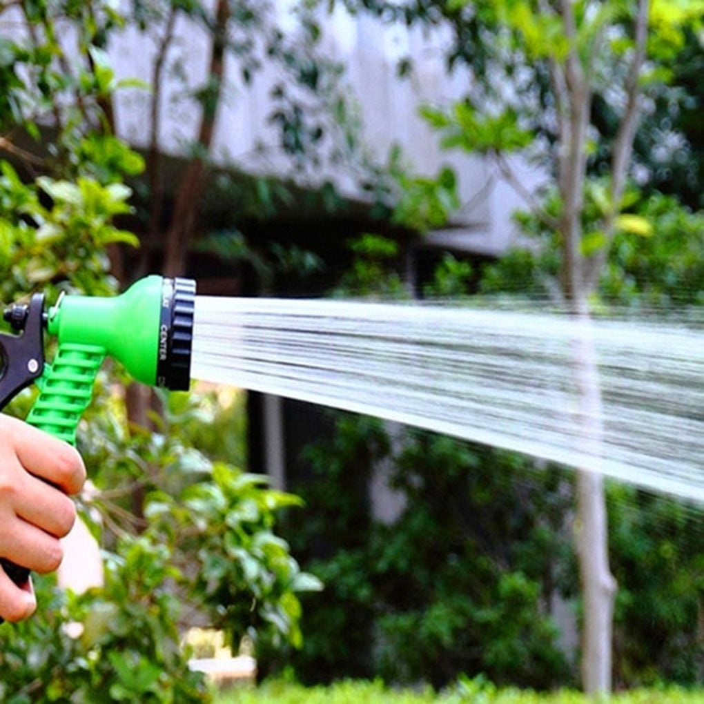 Details about   175-200 FT Expandable Flexible Garden Water Hose&7 In 1 Water Spray Nozzle Modes 