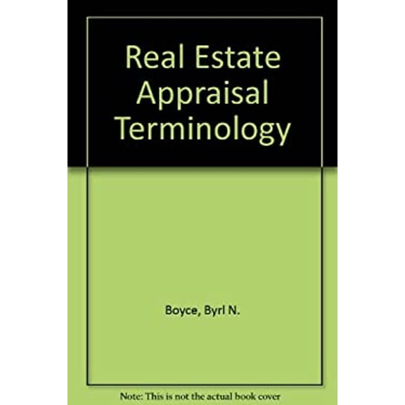 Pre-Owned Real Estate Appraisal Terminology (Hardcover) 0884105970 9780884105978
