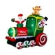thumbnail image 4 of Tren inflable para exteriores, modelo inflable de Navidad con decoración navideña LED, inflable navideño para interiores y exteriores, decoración, 4 of 9