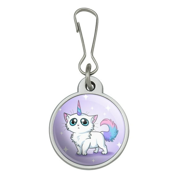 Cat Unicorn Jacket Handbag Purse Luggage Backpack Zipper Pull Charm