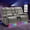 Gray-Style 1, variant on ROOMARK Power Loveseat Recliner Sofa with Console, RGB LED Light, Massage & Lumbar Heat, Home Theater Seating with Bluetooth Speaker, Cup Holders, USB Ports, PU Leather, Gray