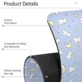 thumbnail image 4 of Yayeee Faucet Mat for Kitchen Sink 14.7" Diatomite Long Splash Guard Pad, Blue Cartoon Rabbit Pattern, 4 of 7