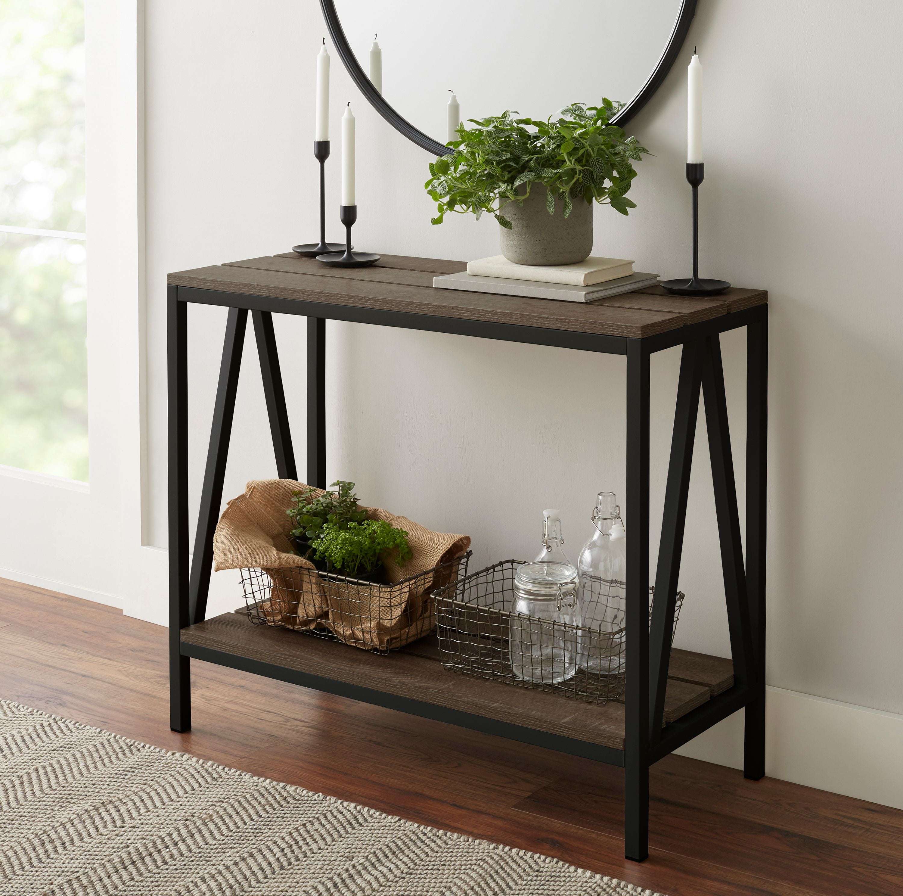 Better Homes Gardens Connell Console Table Multiple Finishes Walmart Com Walmart Com