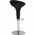 thumbnail image 3 of SAFAVIEH Monicka Contemporary 35" Rattan Barstool, Black Wicker, 3 of 4