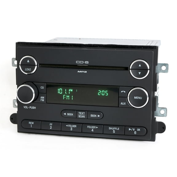Restored Mercury Milan 2006-09 Ford Fusion Radio AMFM 6 Disc mp3 CD 9E51-18C815-AA Chrome (Refurbished)