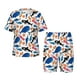 thumbnail image 1 of Balery Cute Sea Animals Conjunto de Pijama Infantil de Manga Corta con Estampado – Ropa de Dormir de Algodón Suave-3X-Large, 1 of 6