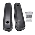 thumbnail image 4 of Cubierta de válvula alta de aluminio, accesorios profesionales negros con tornillos, juego de cubierta de válvula alta Compatible para 302 351W, 2, 4 of 8