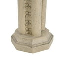 thumbnail image 6 of Christopher Knight Home Classic European 23.25” H Plant Stand, MGO Pedestal, Floral Carvings, Sand, 6 of 8
